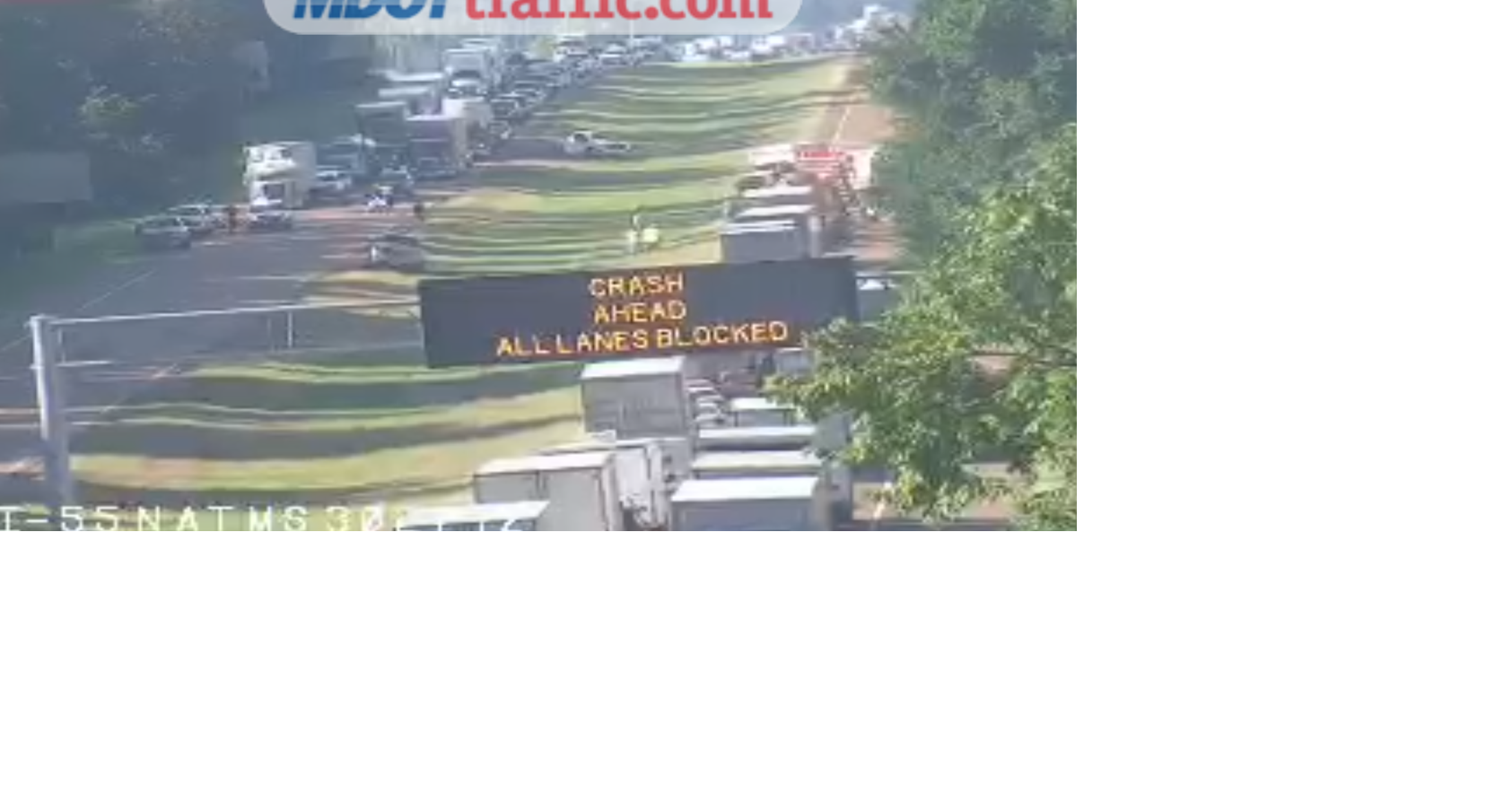 All I-55 lanes reopen after crash causes massive backup, police say ...