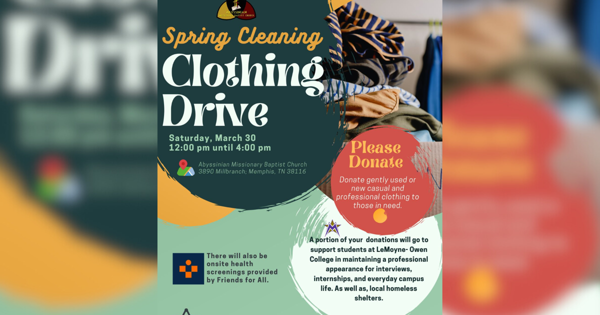 'Spring Cleaning' clothing drive to happen Saturday | Community ...
