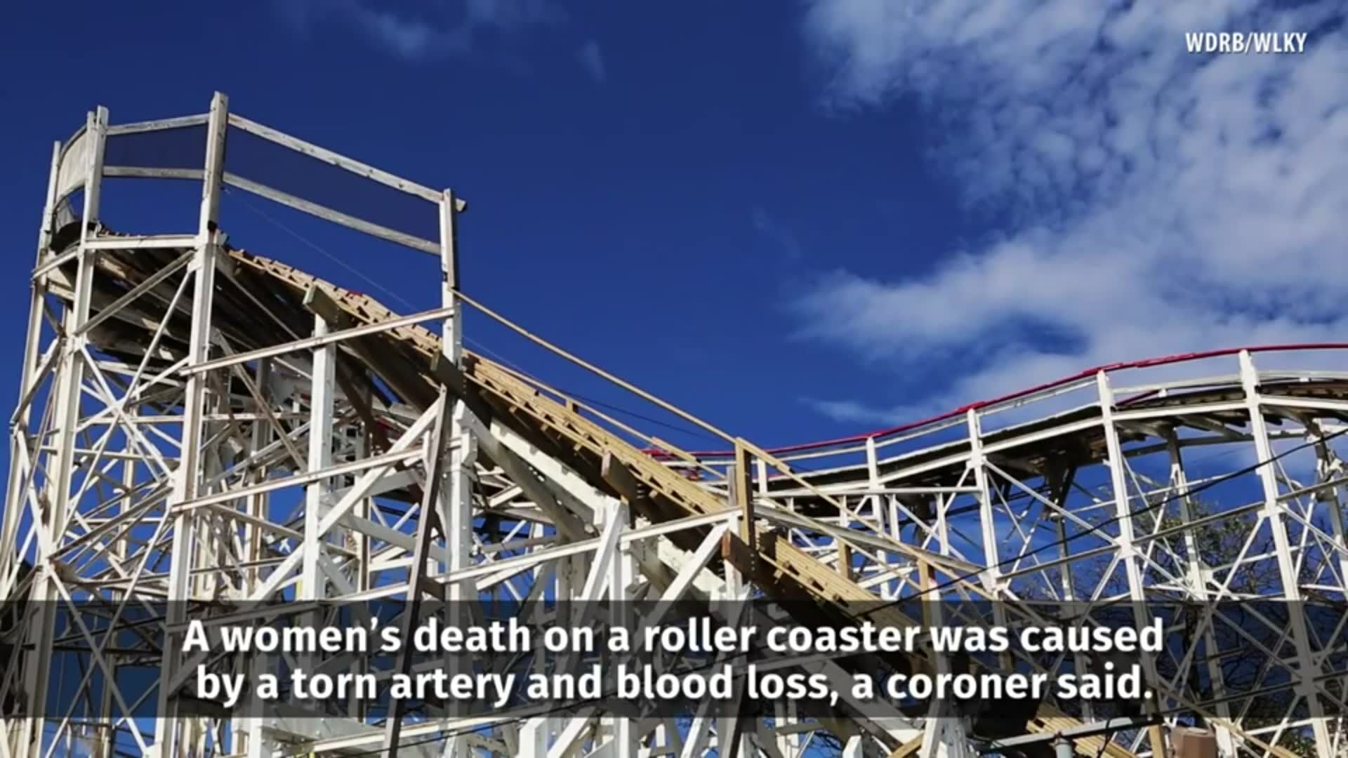 Coroner Ohio woman s death on roller coaster caused by torn