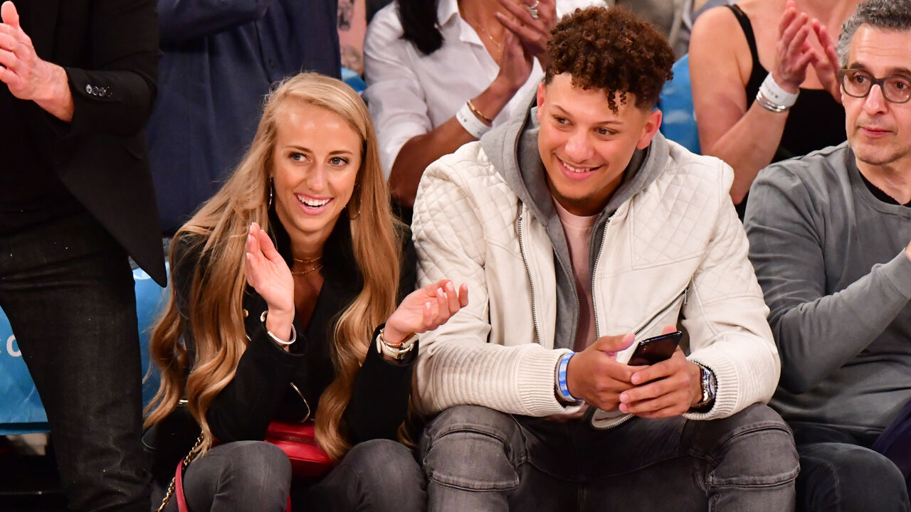 Patrick Mahomes' fiancee shares family pic with baby Sterling
