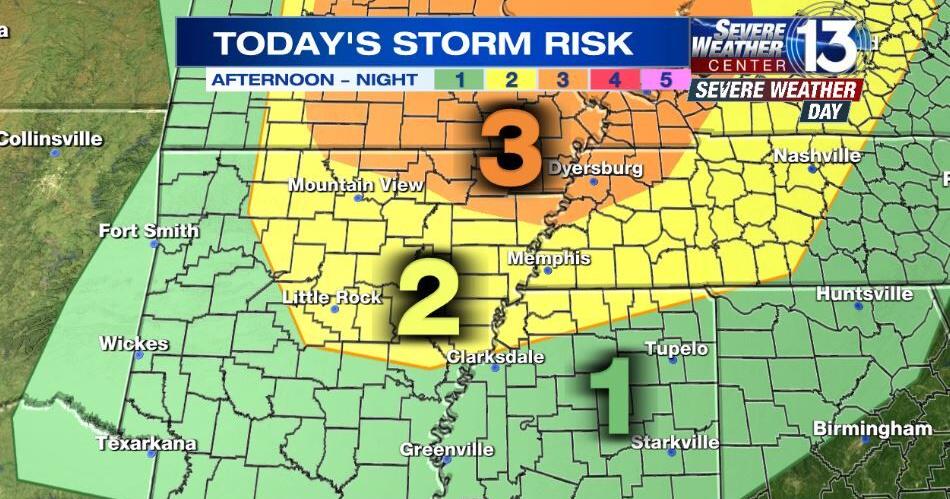 Mid-South prepares for strong storms as Severe Weather Days declared for Monday and Tuesday