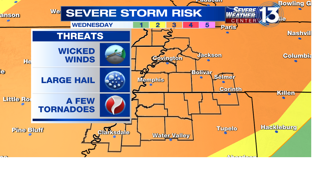 WATCH: Another threat of severe weather possible for the Mid-South by ...