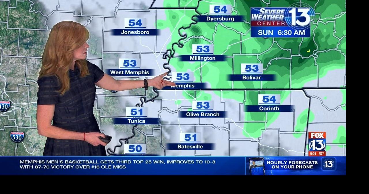 WATCH: Rain moving out overnight, making way for sunshine and warm ...