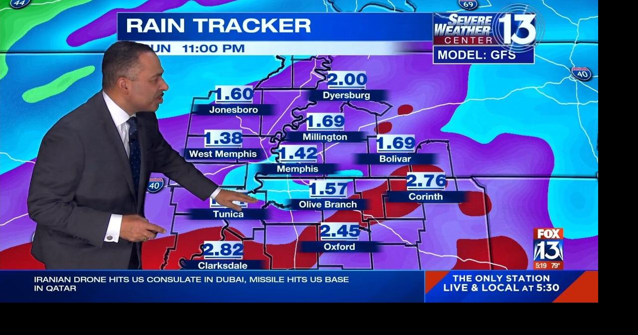 WATCH: Isolated showers, storms stay in the forecast next several days ...