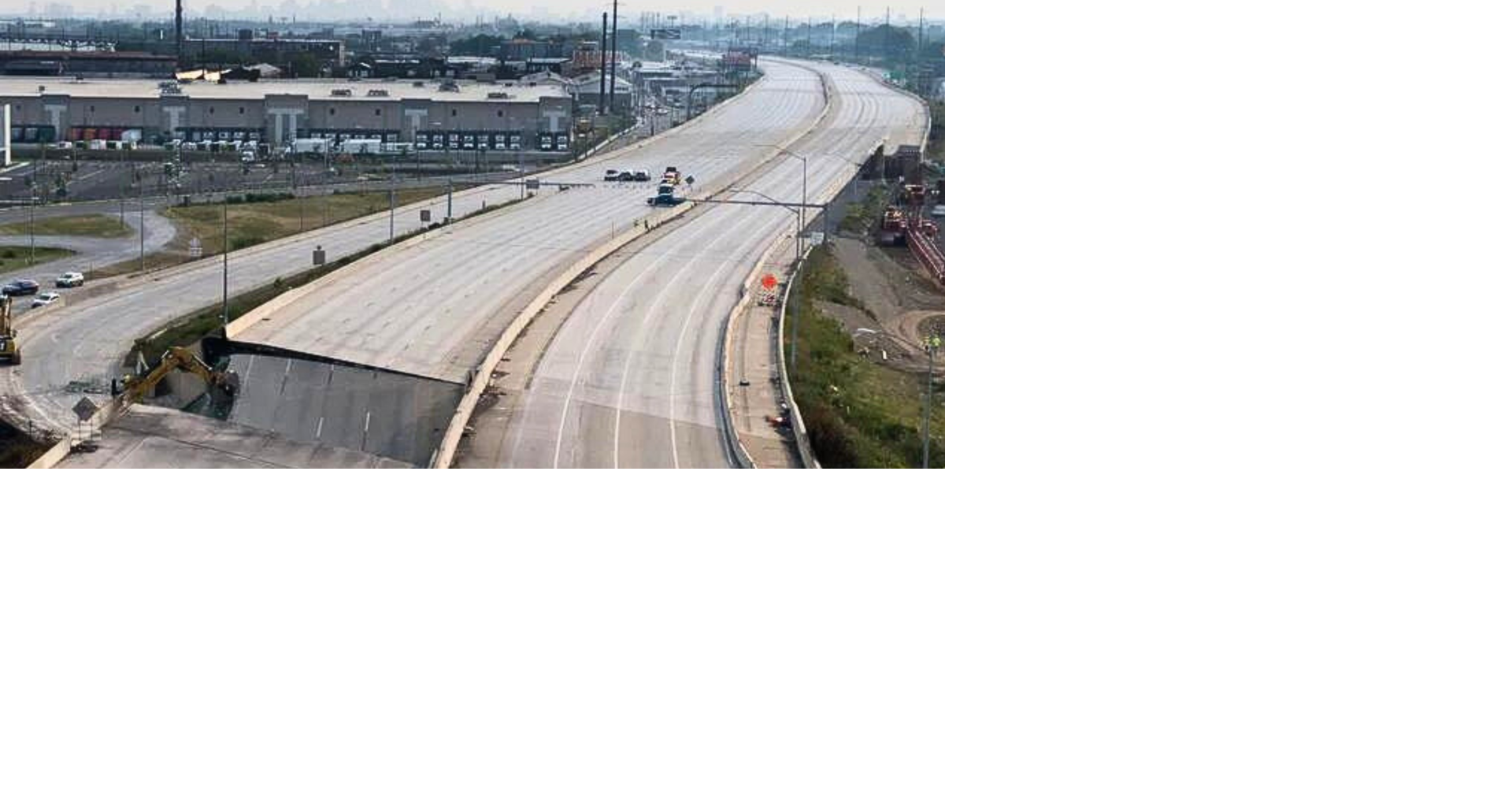 Section of heavily traveled I-95 collapses in Philadelphia after tanker ...