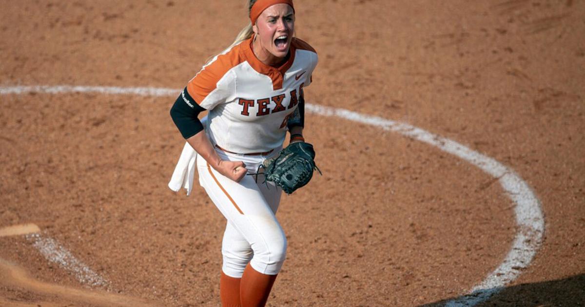University of Texas softball pitcher Miranda Elish OK after getting hit ...