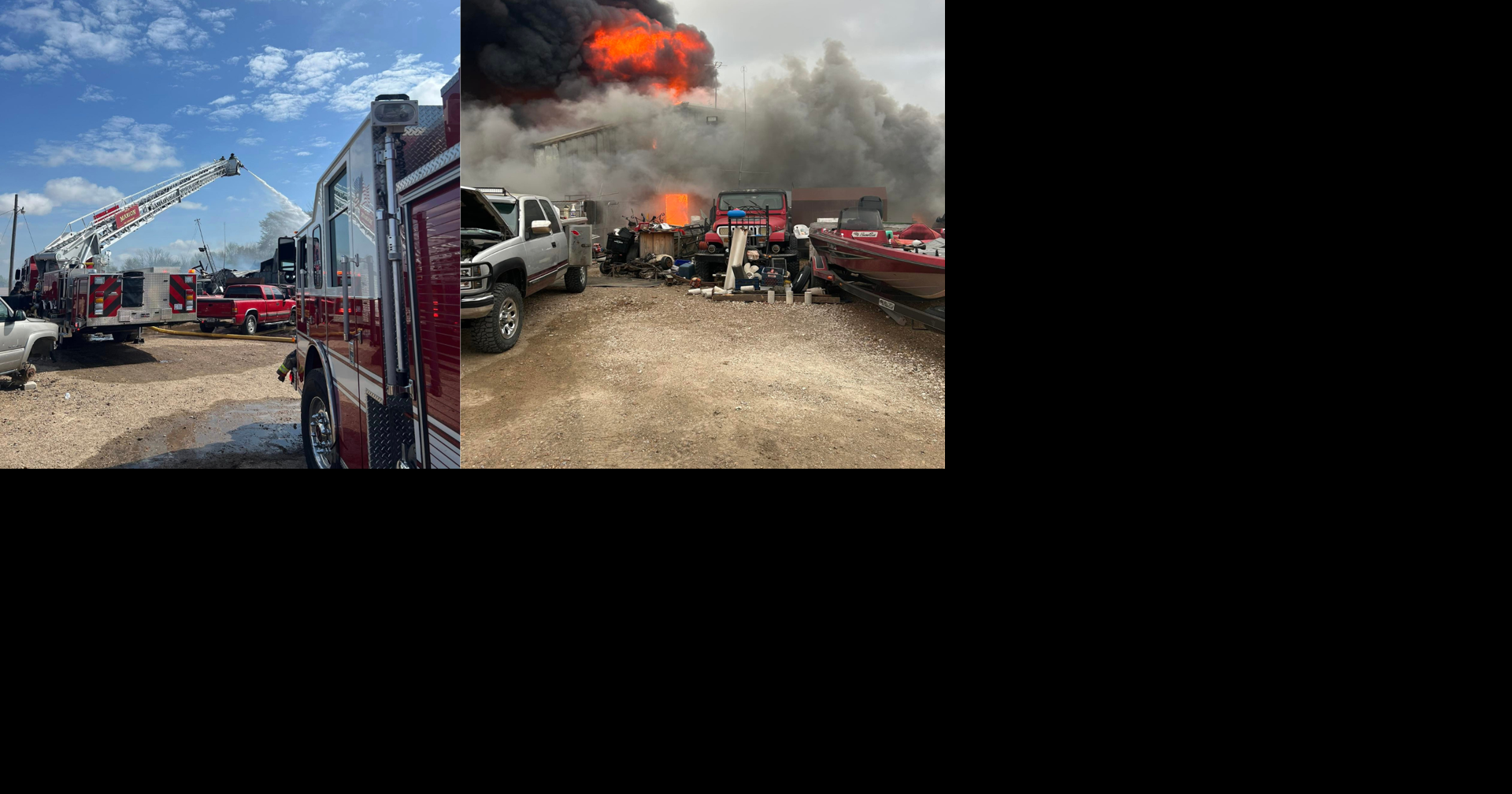 No injuries reported after fire off I-55 in Marion | News ...