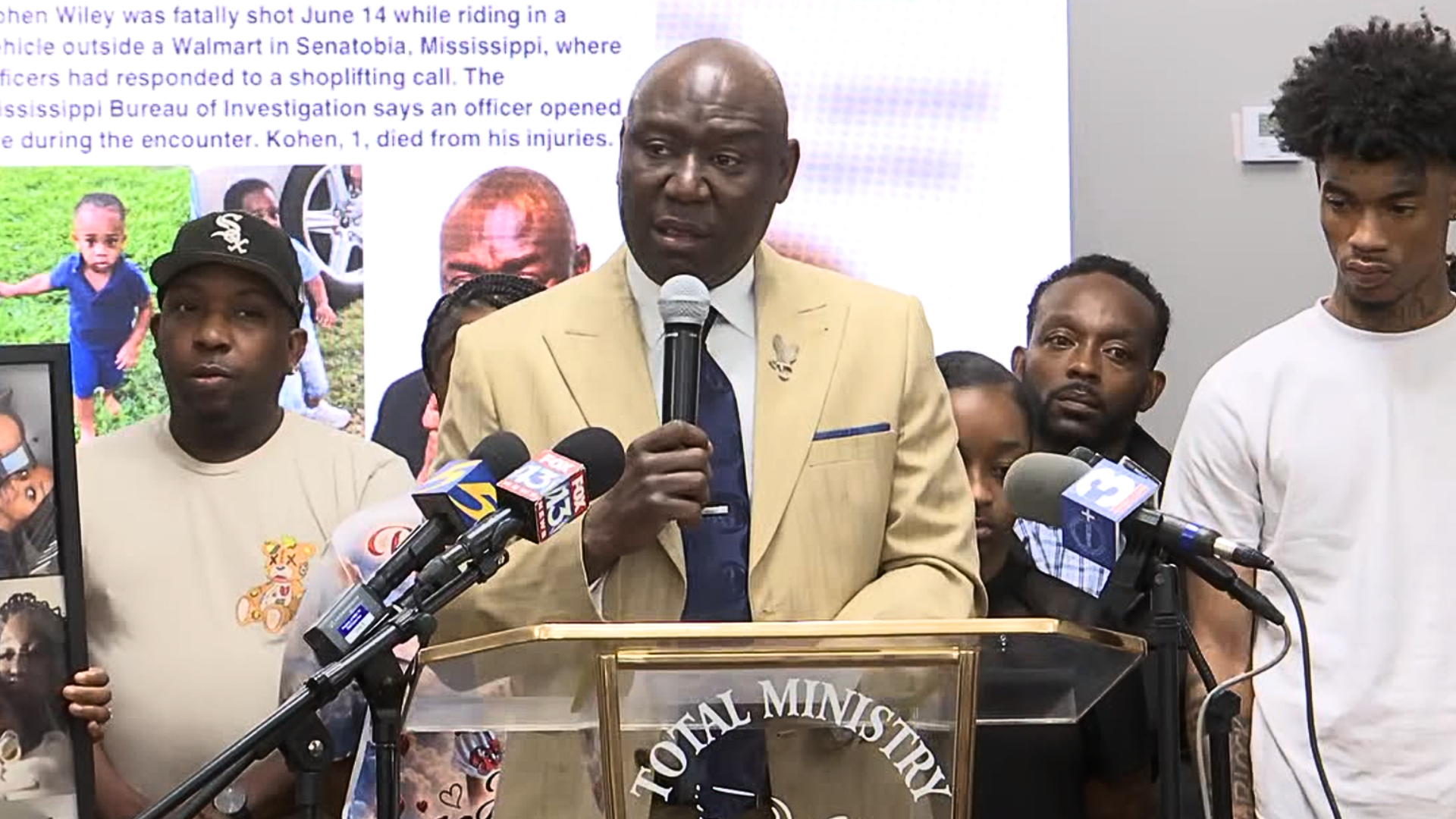 WATCH: Ben Crump demands 'justice for baby Kohen,' announces independent autopsy
