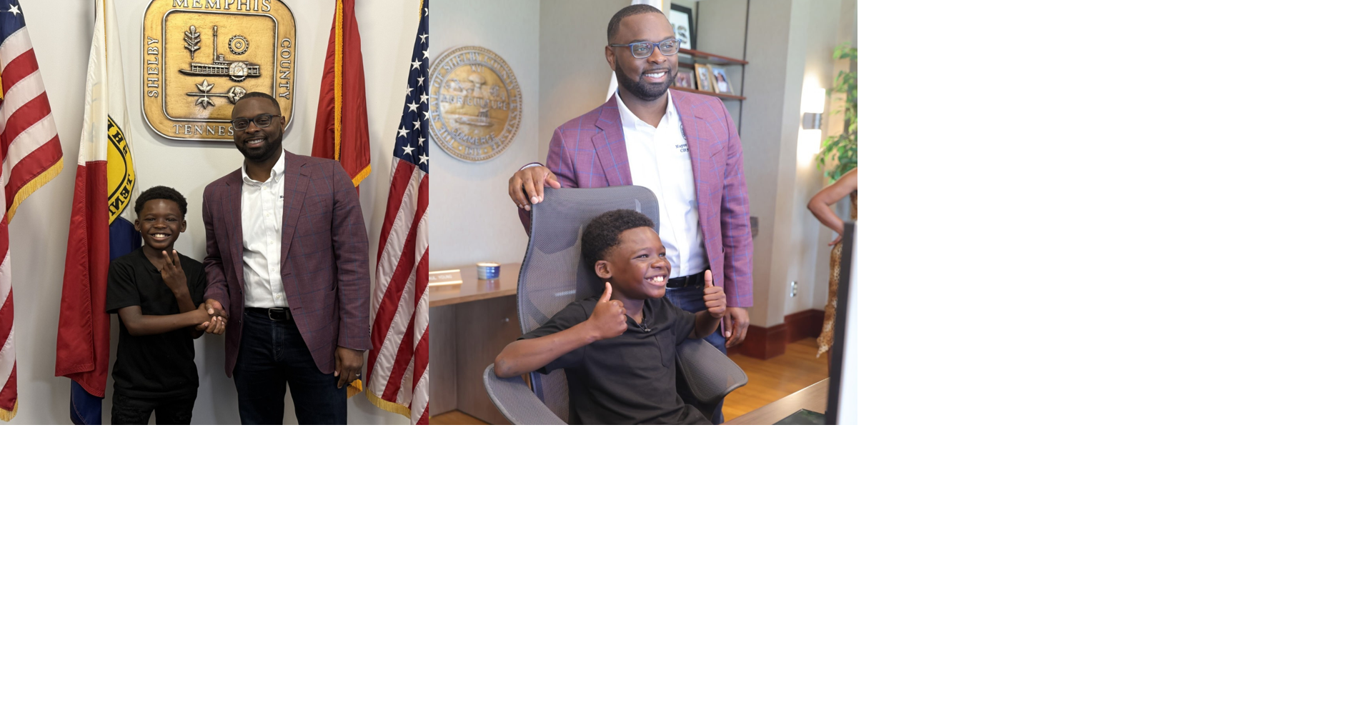 10-year-old boy meets mayor after speaking up for his Orange Mound community