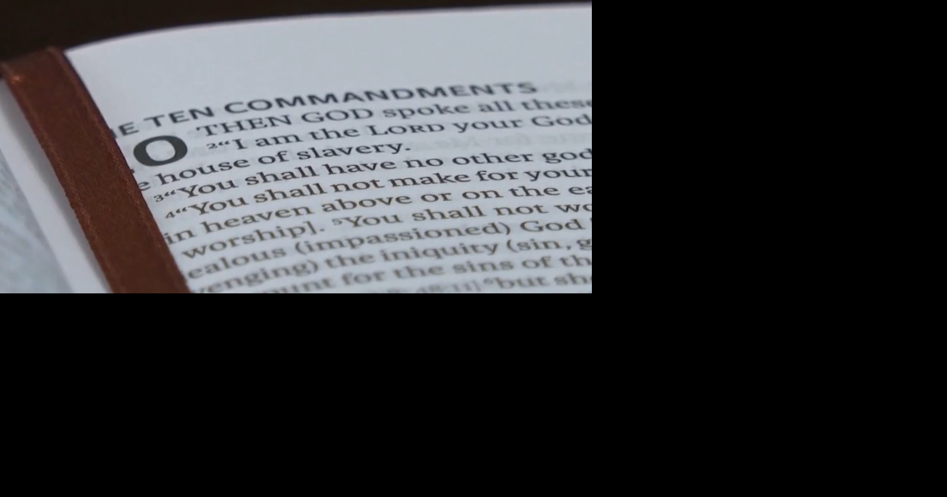 Bill allowing public schools to display Ten Commandments passes ...