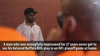 Buffalo Bills veteran, ex-EWU star Taiwan Jones gifts playoff tickets to  man who spent 27 years in prison for wrongful murder conviction