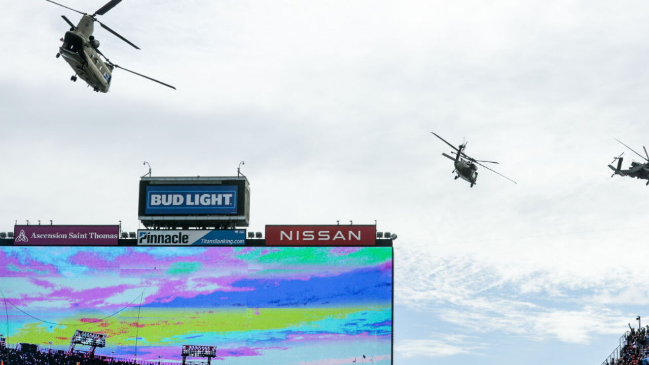 US Army Launched Inquiry Into a Low Helicopter Flyby at NFL Game