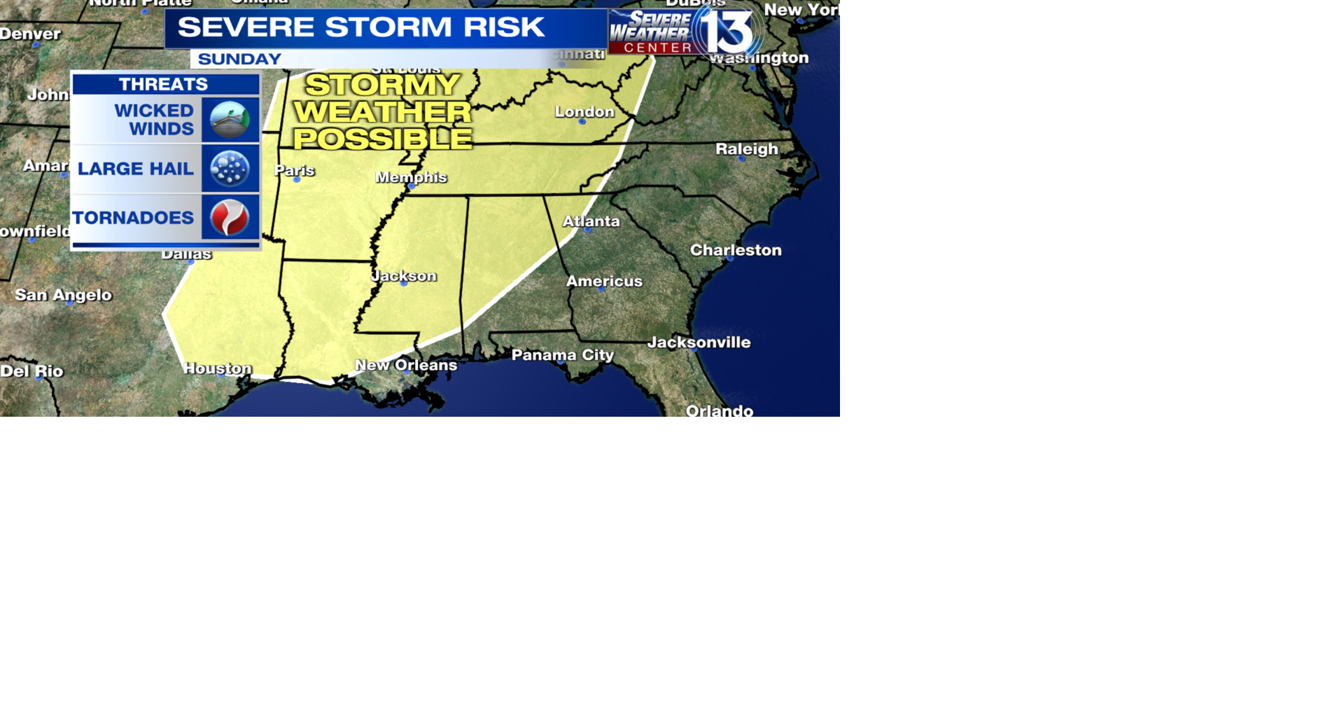 WATCH: Another day of sunny, warm weather in the Mid-South but storm ...