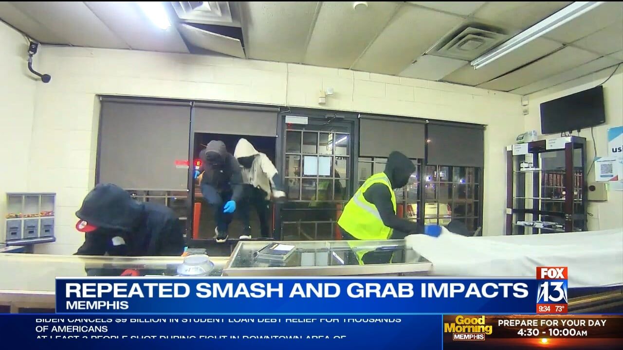 Stores hit by smash-and-grab robberies - Good Morning America