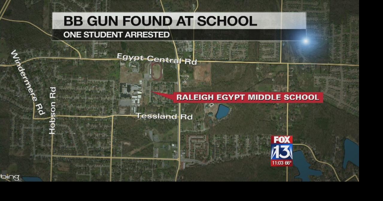 Student arrested for bringing BB gun to Raleigh Egypt Middle School ...