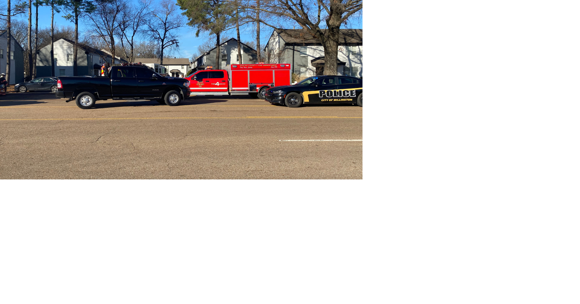 Crews respond to apartment fire in Millington, fire officials say