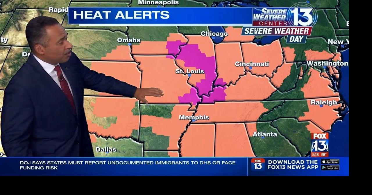Heat Advisory in effect for entire Mid-South from now until Saturday at 8 p.m.