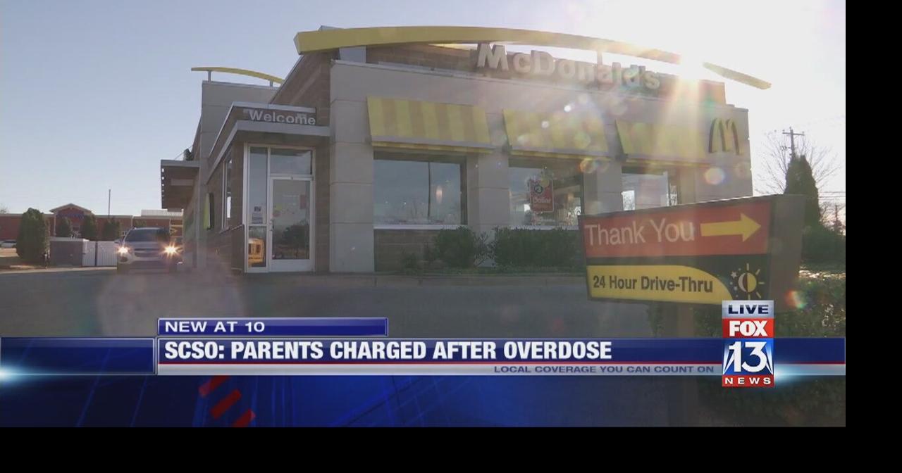 Parents charged after overdosing inside car in McDonald's parking lot ...