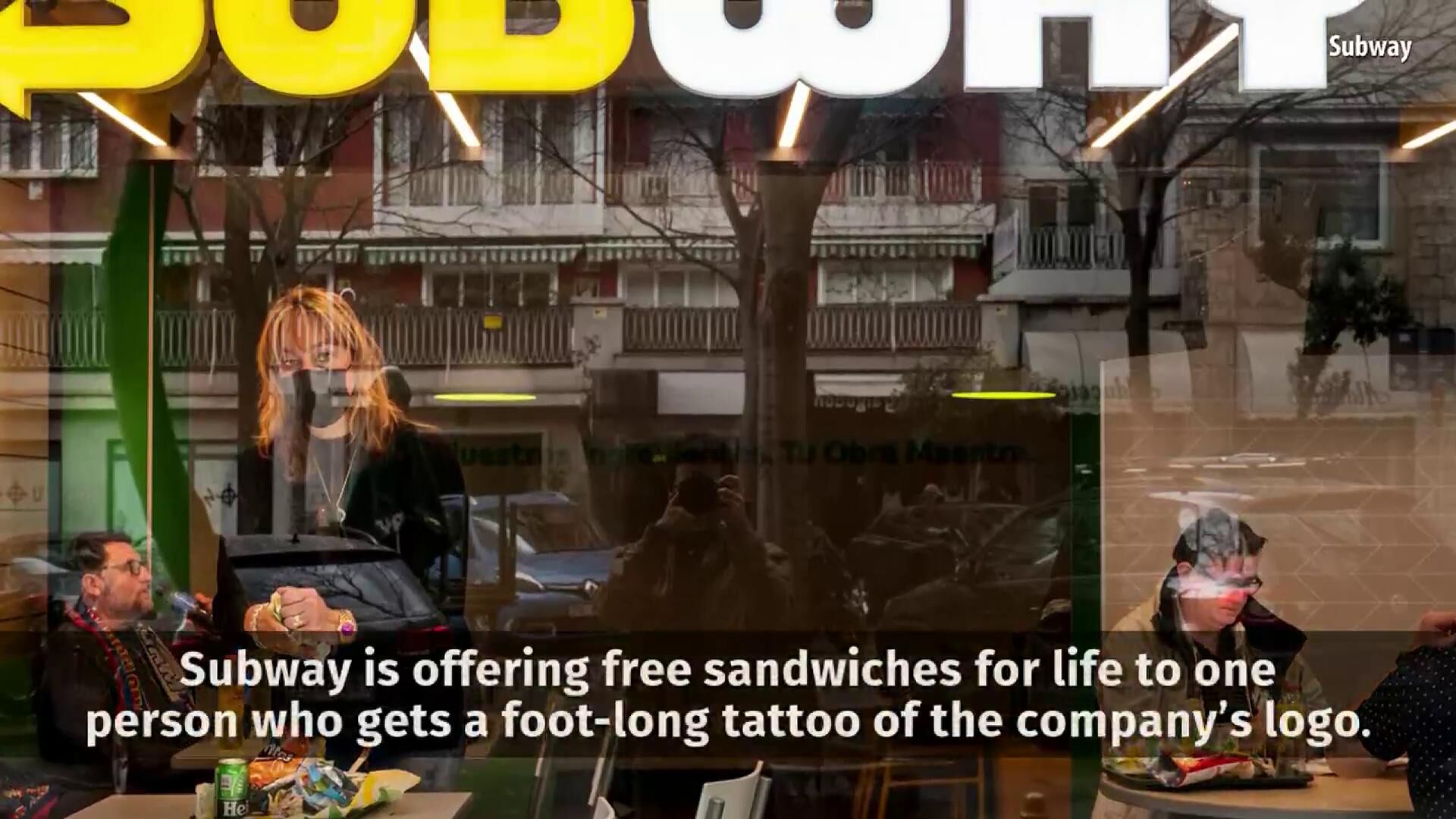 Love The New Subway Series Prove It With a Tattoo and You Could Get Subway  for Life  RestaurantNewscom
