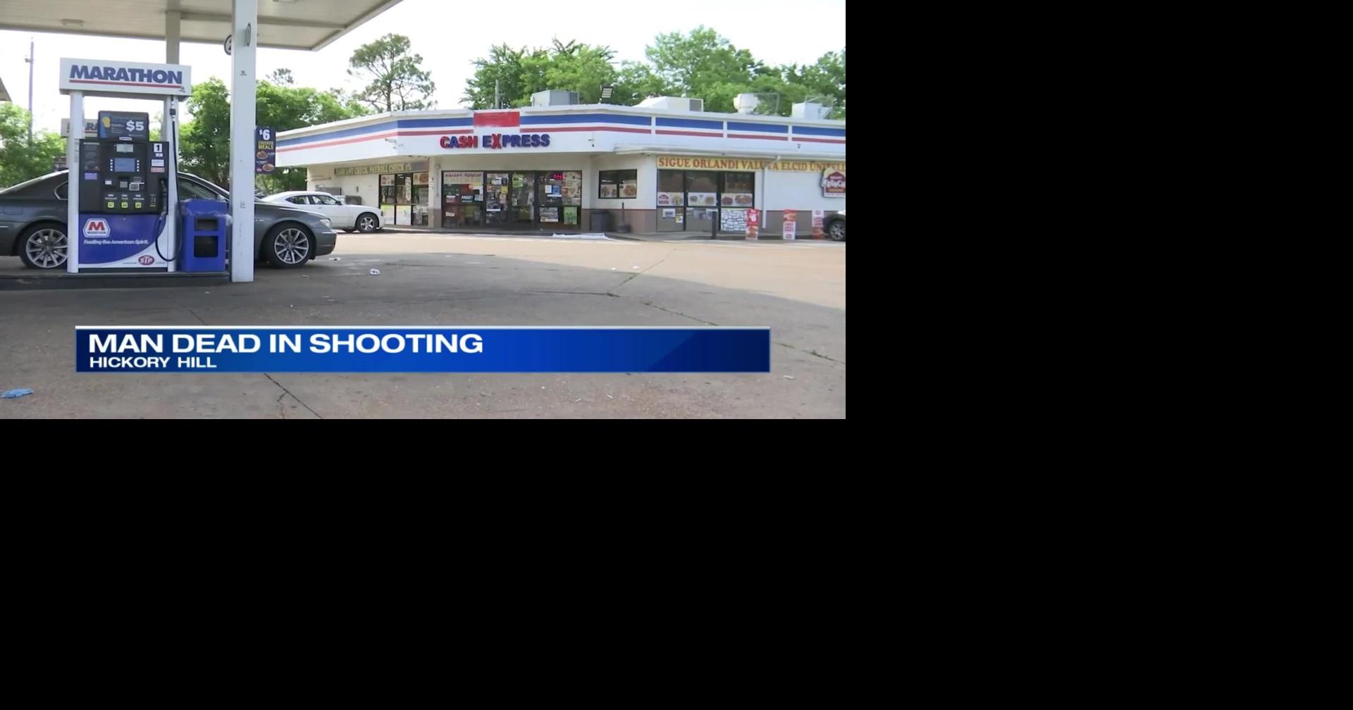 WATCH Man dead after being shot near Hickory Hill gas station, police