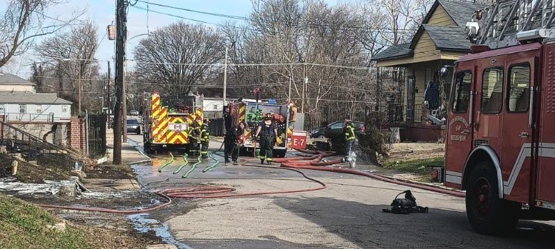 PHOTOS: Fire breaks out at vacant home near church in Medical District ...