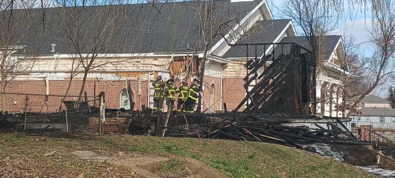 PHOTOS: Fire breaks out at vacant home near church in Medical District ...