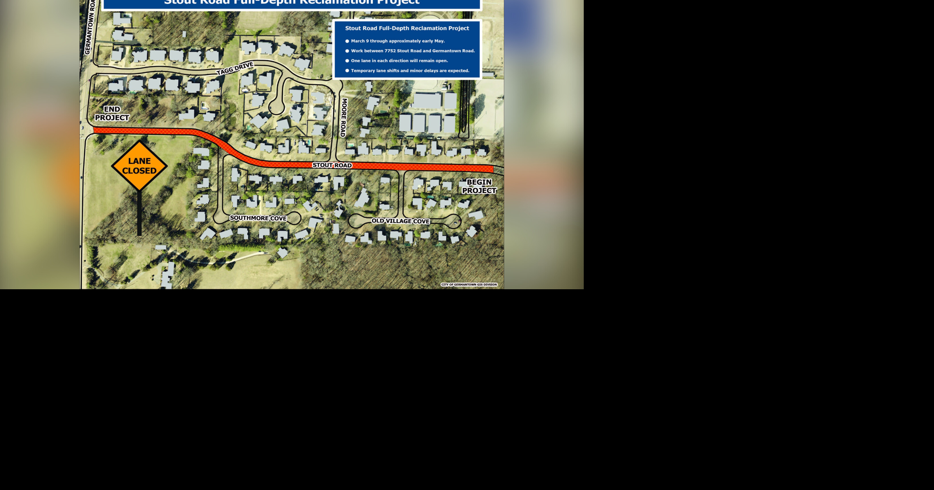 City of Germantown to start eight-week road repair project
