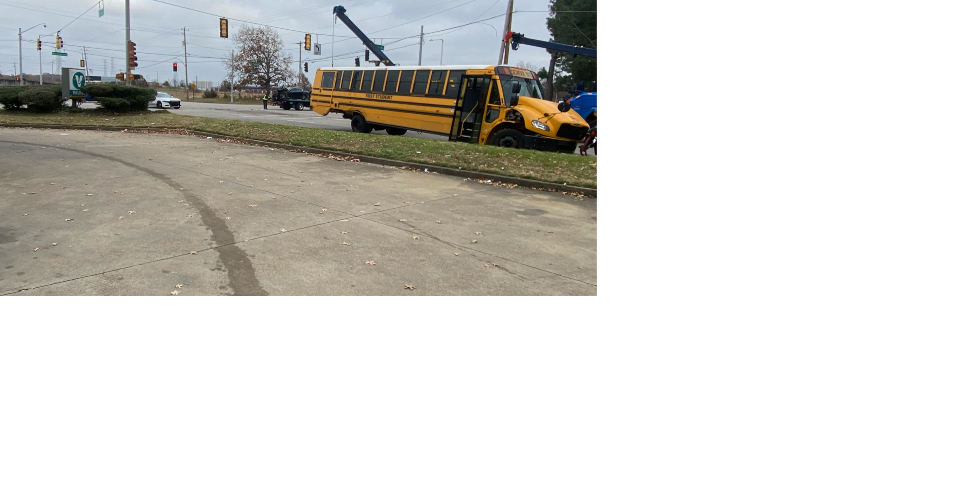 School bus and car crash, two adults and child injured, | News ...