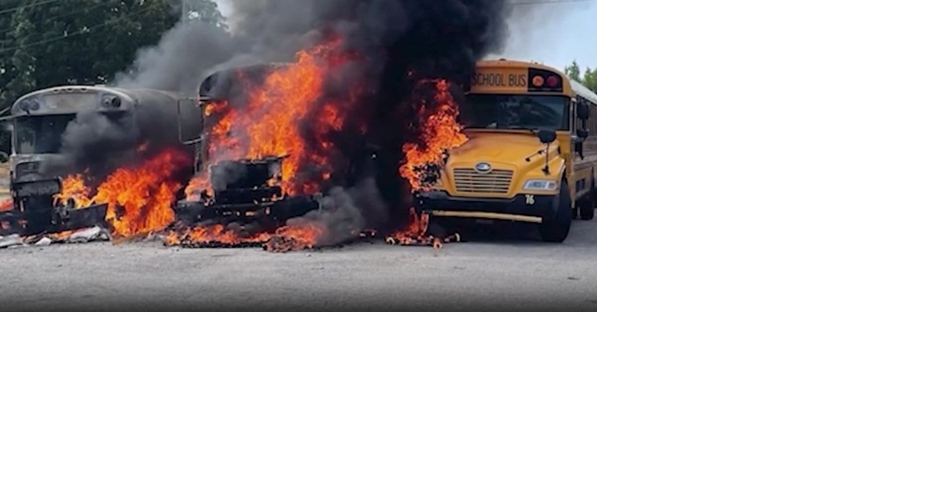 Community in shock after 10-year-olds arrested for setting school buses on fire in Mississippi
