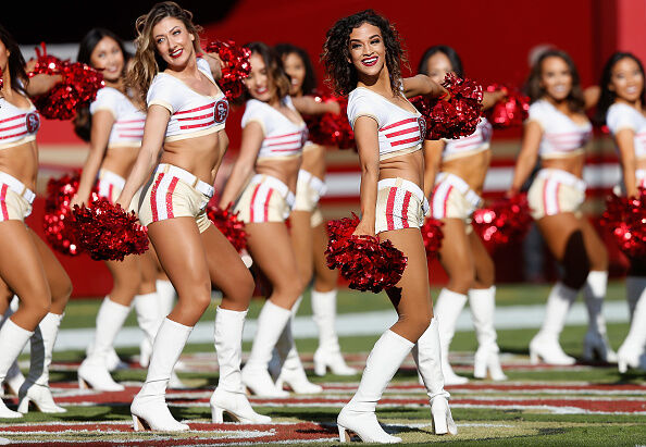 49ers Photo Collections: Gold Rush Cheerleaders