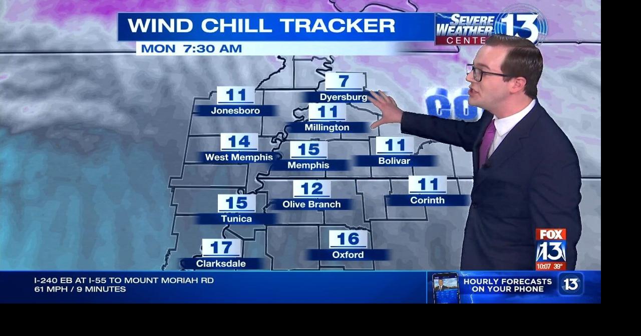 WATCH: Temps to drop below freezing with even colder wind chills ...