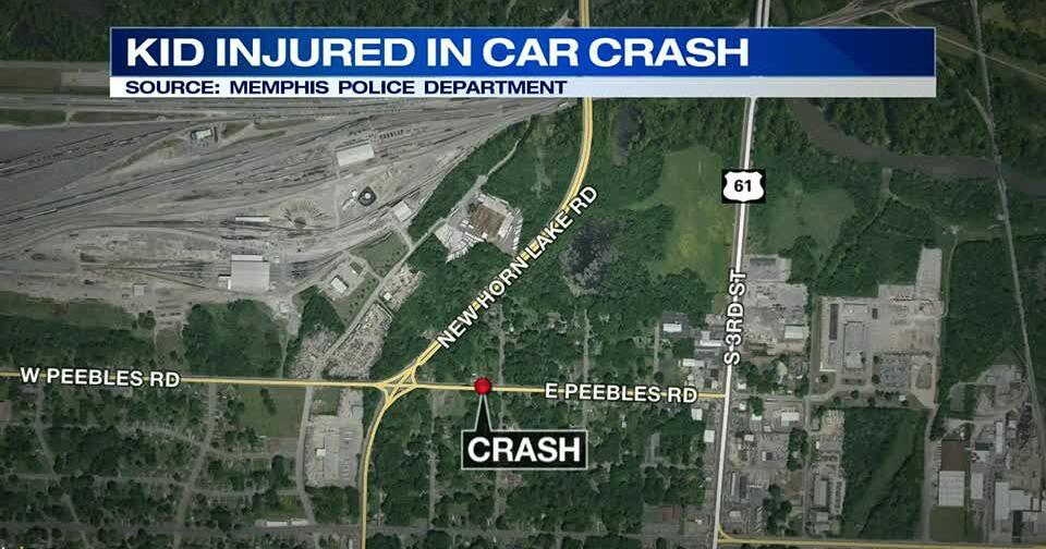 WATCH: Child injured after two-car crash in southwest Memphis, police ...