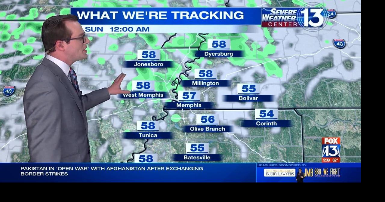 WATCH: Few isolated sprinkles as clouds increase further overnight ...