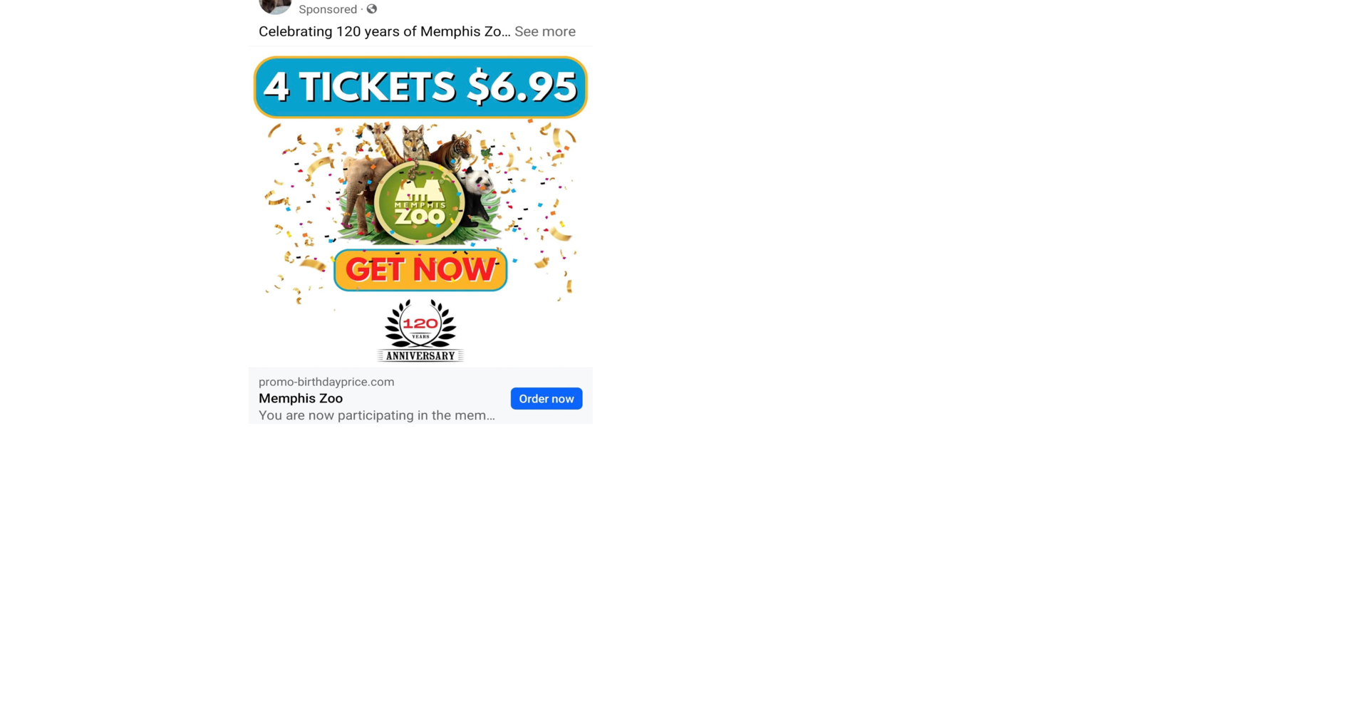 Memphis Zoo warns of ticket scam appearing on Facebook News