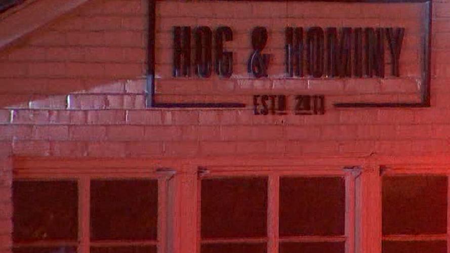 PHOTOS Hog and Hominy catches on fire