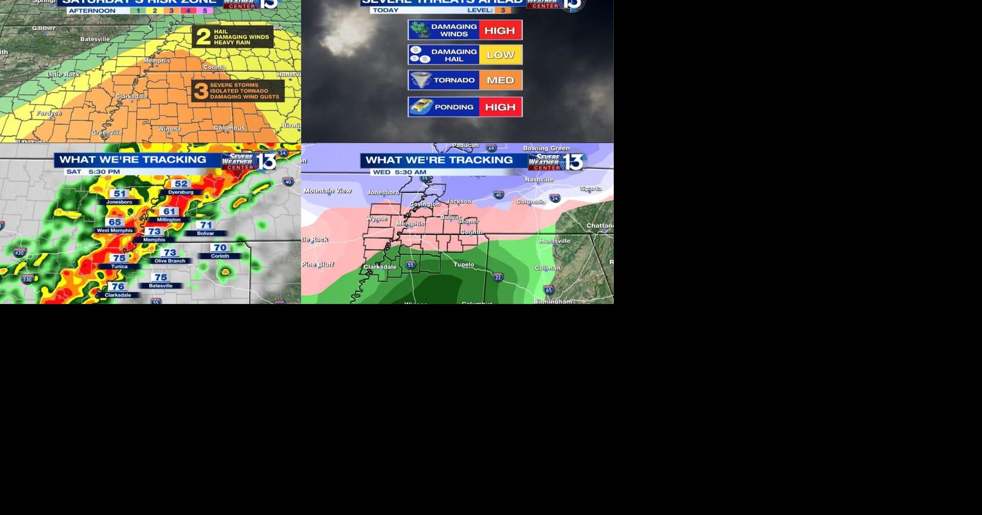 WATCH: Severe weather today with possible wintry mix next week ...