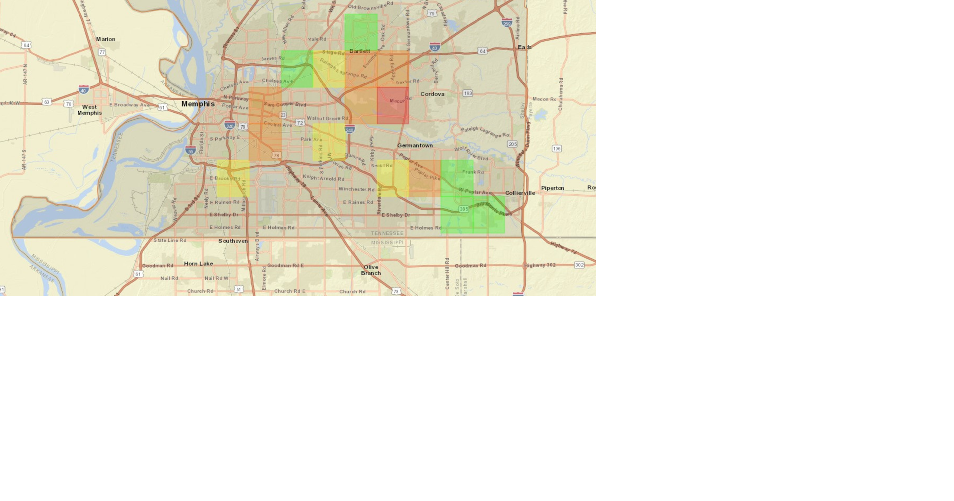 Thousands of MLGW customers without power as wind, steady rain move ...