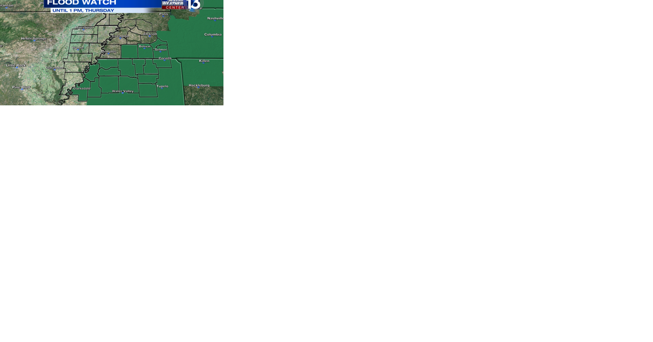 Flood Watch issued for North Mississippi as rain continues in the Mid-South - Vimarsana News