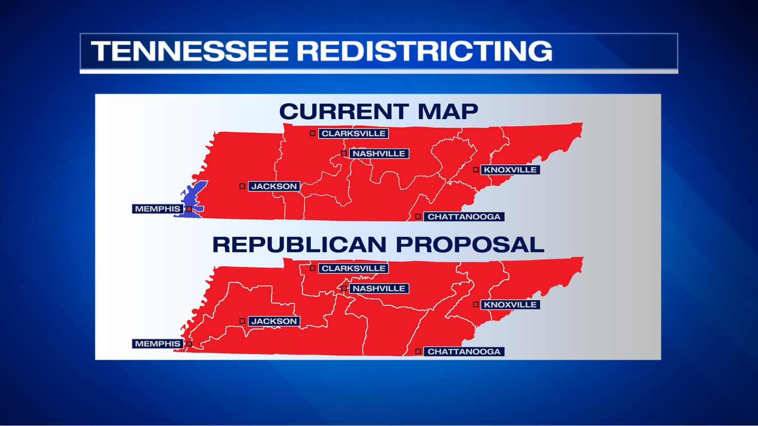 Day 2 of Tennessee Special Session: Republican Congressional map ...