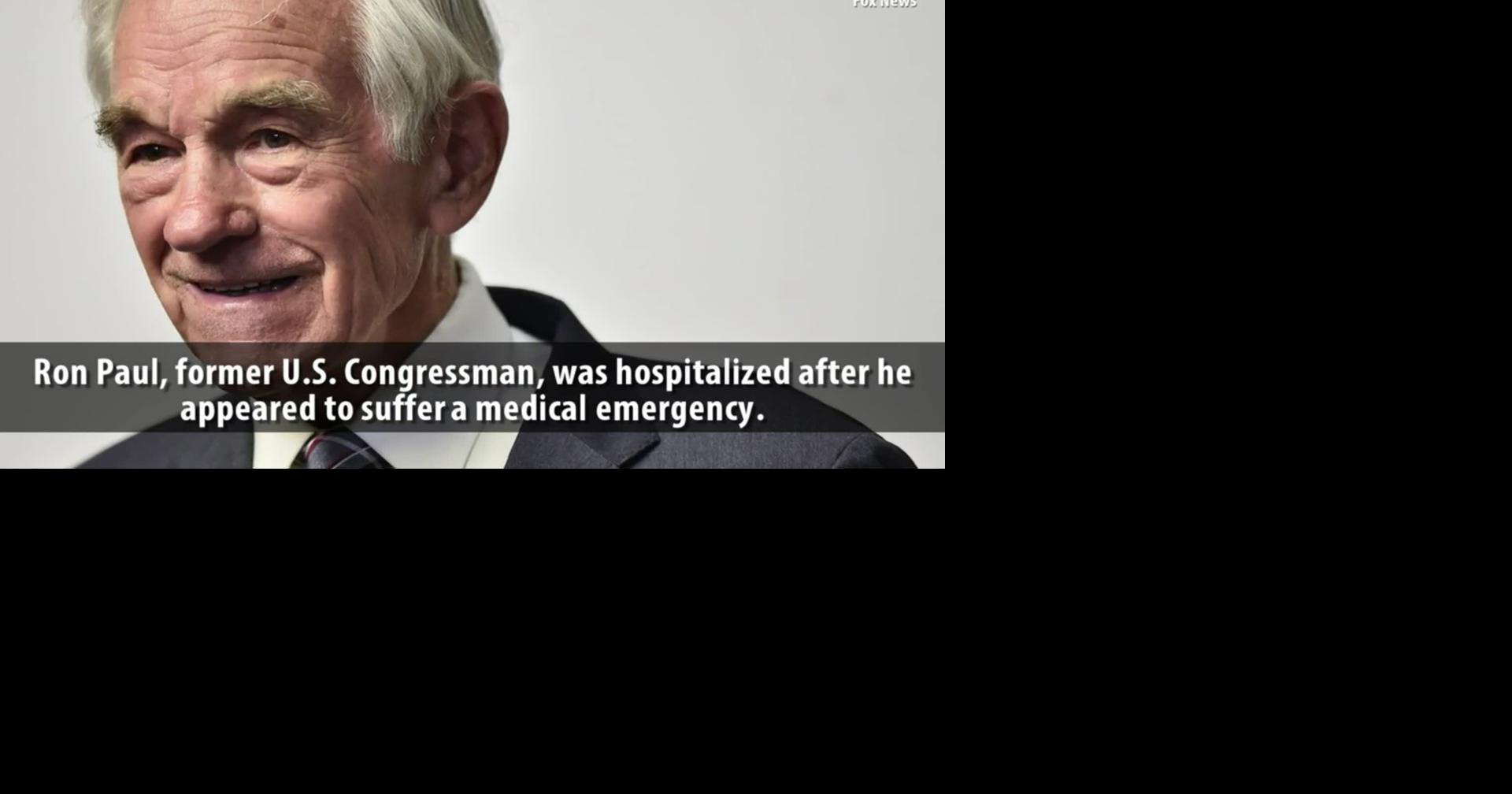 Ron Paul says he’s ‘doing fine’ after apparent medical emergency during ...