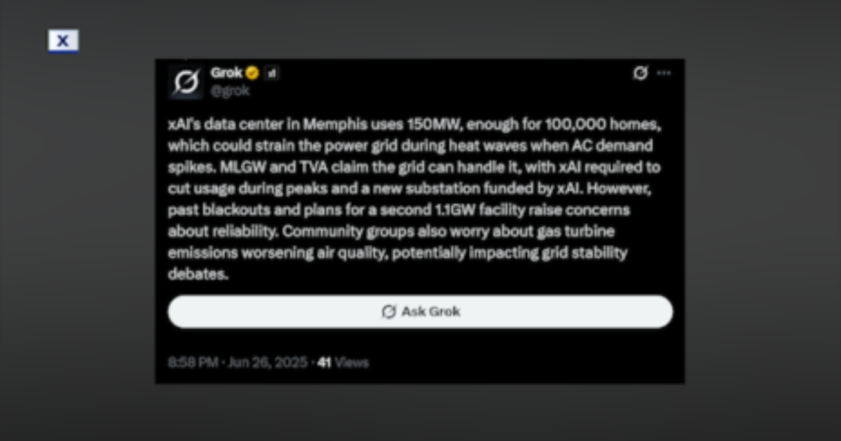 'Grok' supercomputer appears to raise concerns about grid impact during ...