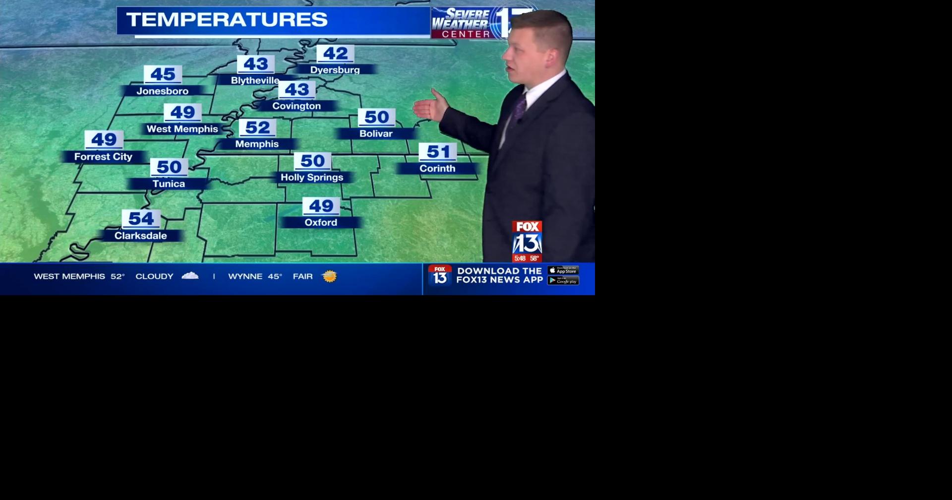 WATCH: Few clouds and chilly temperatures for tonight | Weather | fox13memphis.com