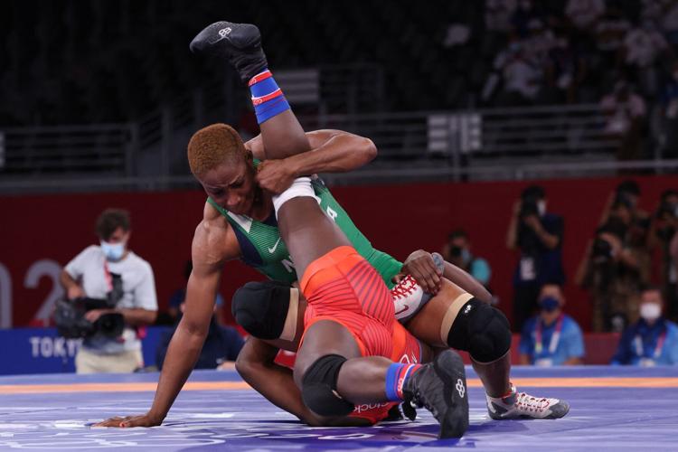 Photos Tamyra MensahStock 1st Black US woman wrestler to win