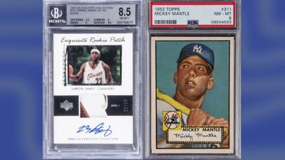 LeBron James rookie, 1952 Topps Mickey Mantle cards top $2M each in auction, Trending