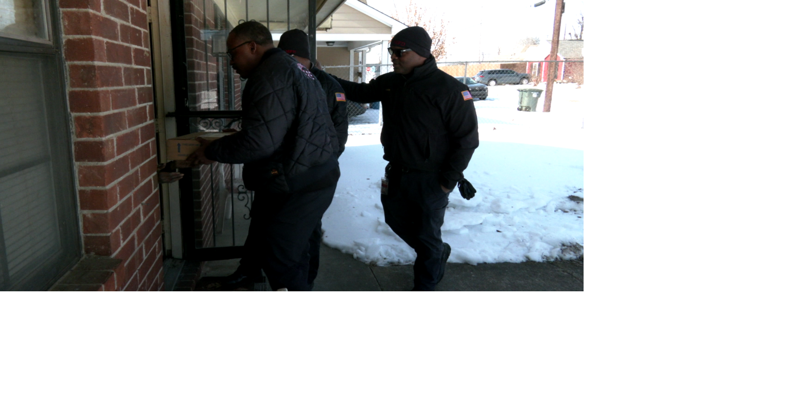 Memphis Fire Department helps distribute meals and resources to residents across the city