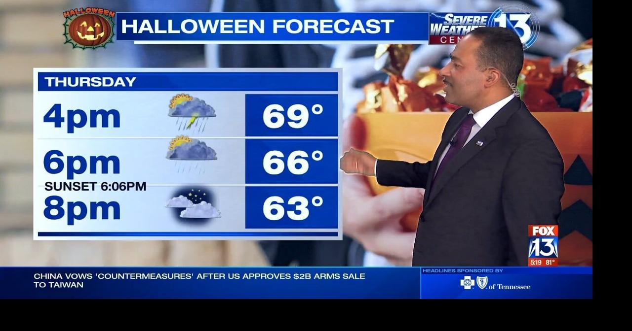 WATCH: Warmer weather and sunshine before a rainy Halloween | Weather ...