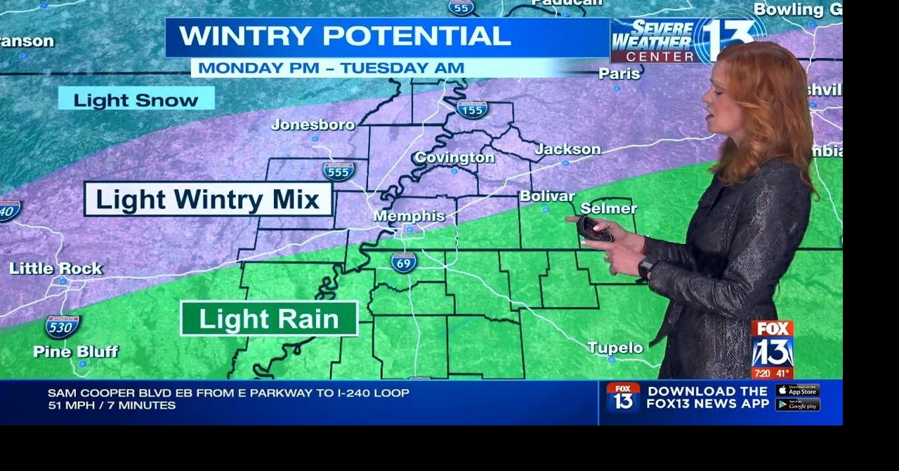 WATCH: Wintry mix possible for the Mid-South Monday night | Weather ...