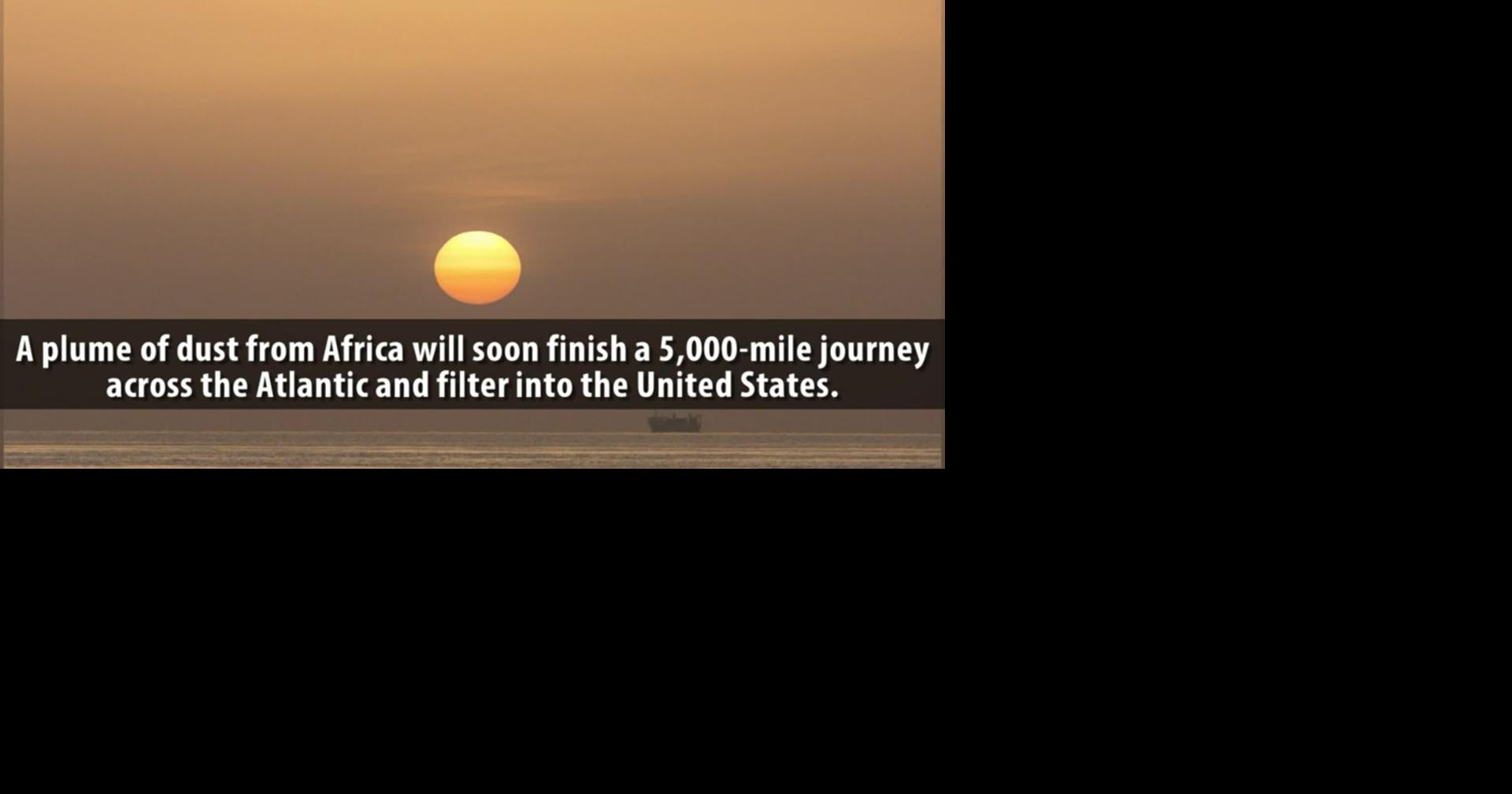 What is the Saharan Dust cloud and will it affect you? Trending