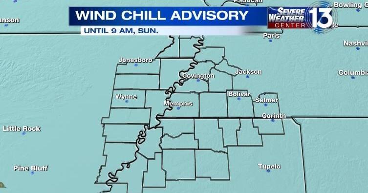 WATCH: Wind Chill Advisory extended into Sunday morning | Weather ...