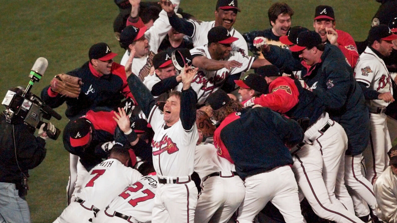 MLBアトランタ・ブレーブス 1995年ワールドシリーズ優勝記念ピンバッジセット Photos: Remembering the Atlanta Braves' 1995 World Series win